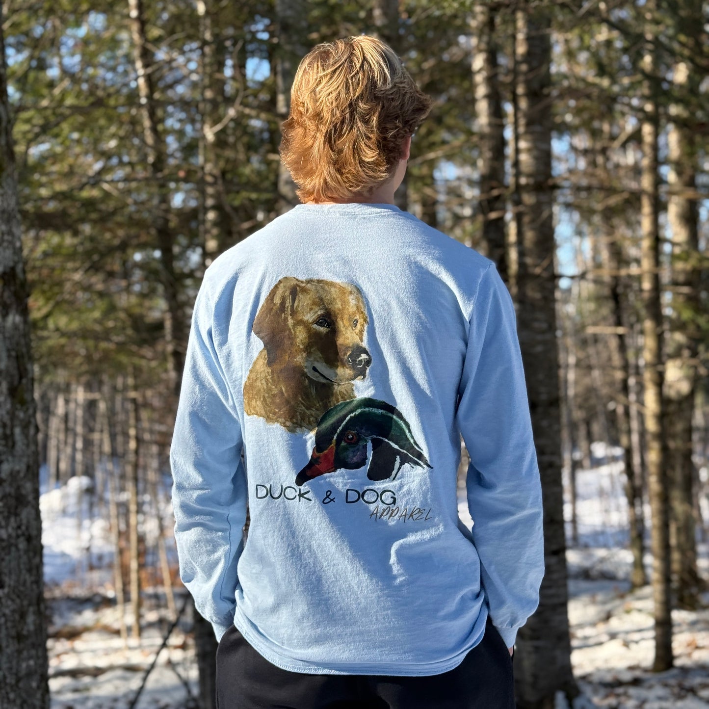 Dog & Wood Duck Long-Sleeve