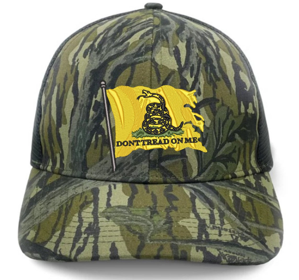 Mossy Oak Slate Gadsden Flag Hats