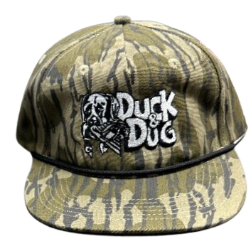 Camo Rope Duck & Dog Logo Hats