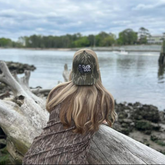 Mossy Oak Slate Duck & Dog Logo Hats