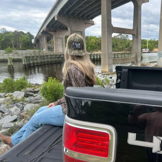 Mossy Oak Slate Duck & Dog Logo Hats
