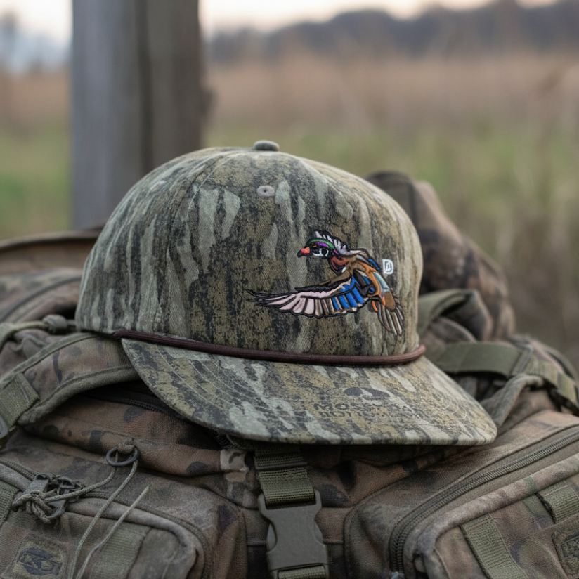Camo Rope Flying Wood Duck Hats