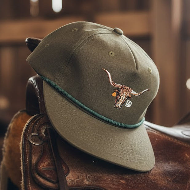 Solid Rope Longhorn Hats
