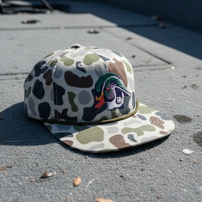 Camo Rope Wood Duck Hats