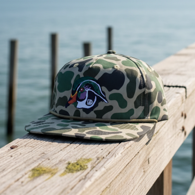 Camo Rope Wood Duck Hats