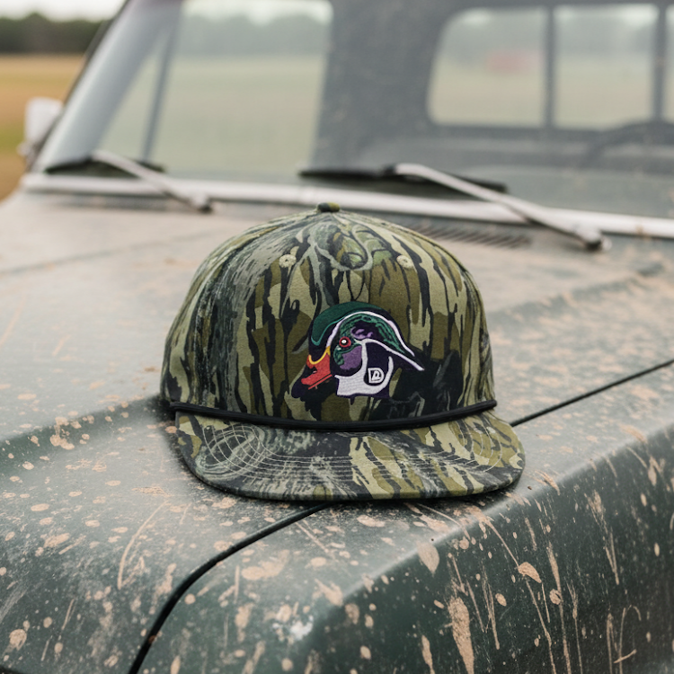 Camo Rope Wood Duck Hats