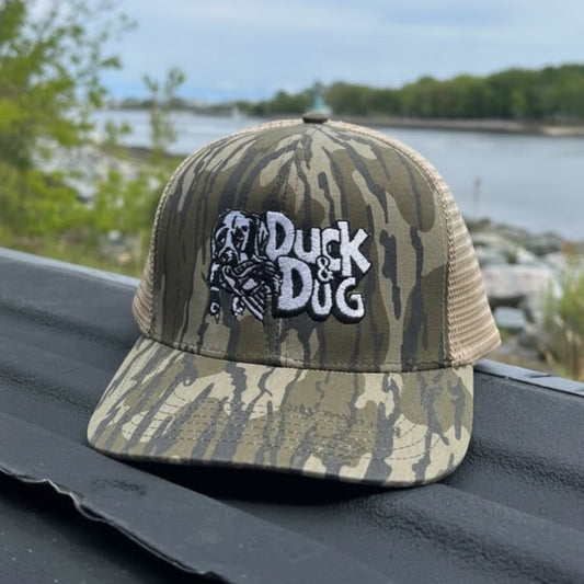 Mossy Oak Slate Duck & Dog Logo Hats
