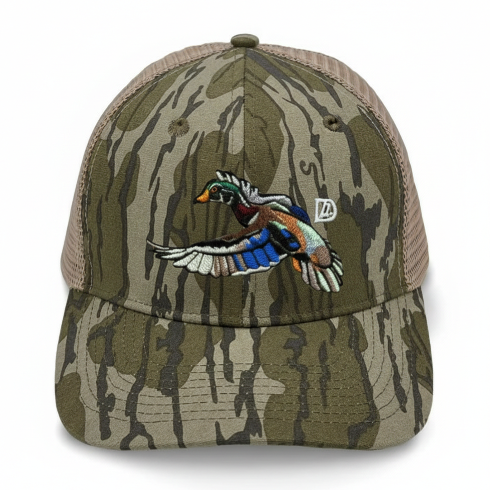 Mossy Oak Flying Wood Duck Hats