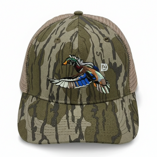 Mossy Oak Flying Wood Duck Hats