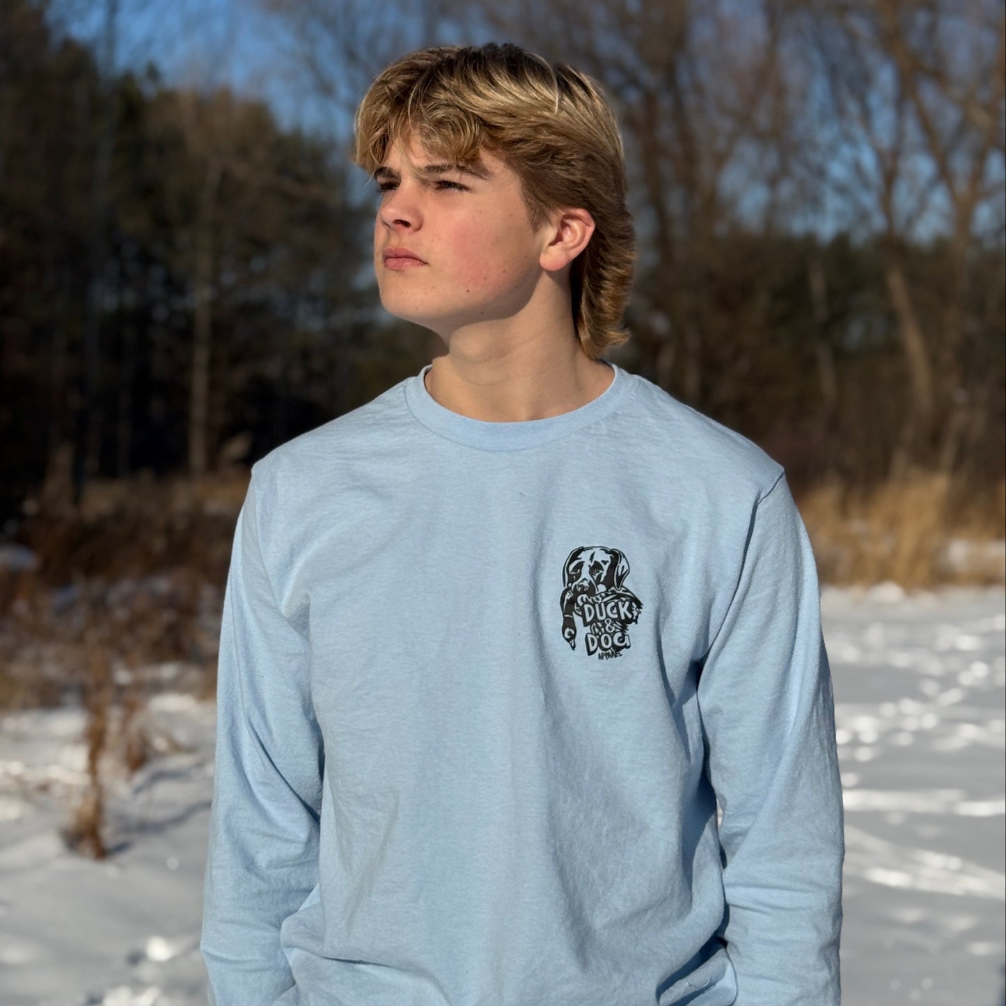 Dog & Wood Duck Long-Sleeve