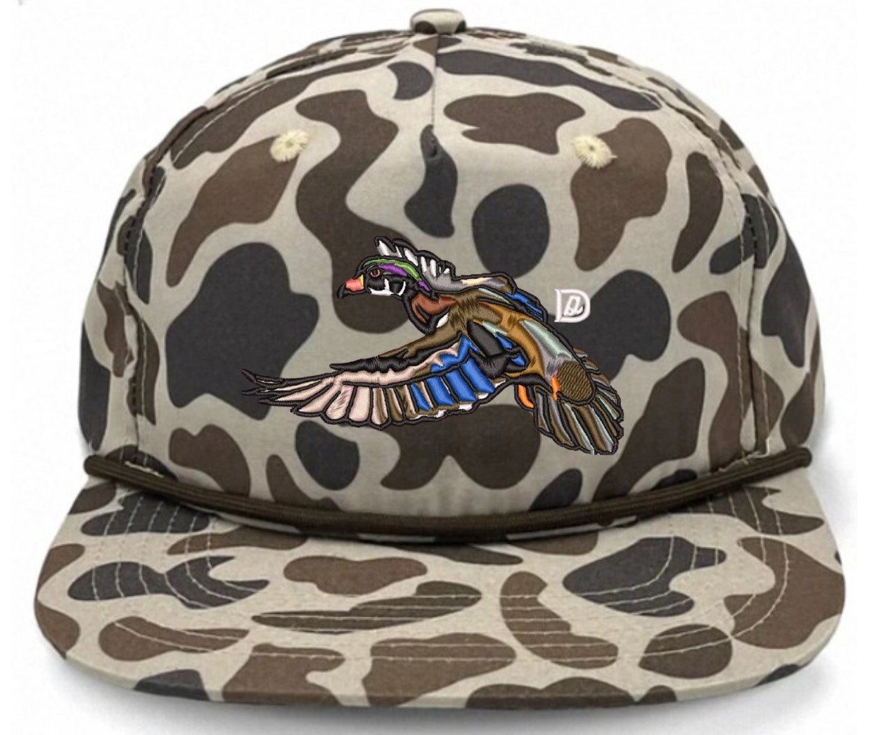 Camo Rope Flying Wood Duck Hats