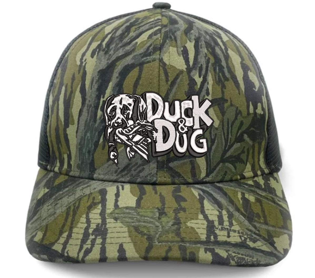 Mossy Oak Slate Duck & Dog Logo Hats