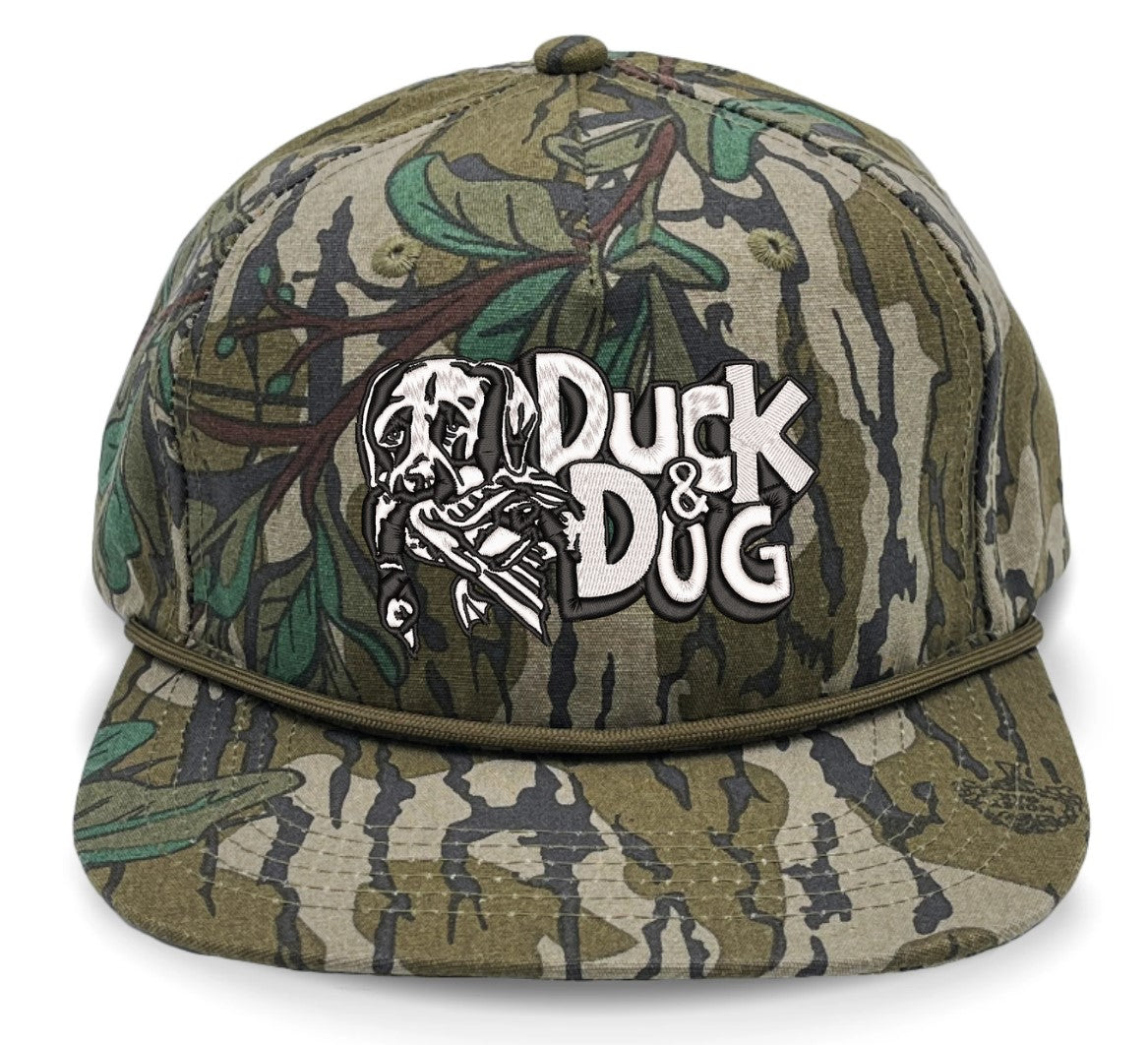 Camo Rope Duck & Dog Logo Hats