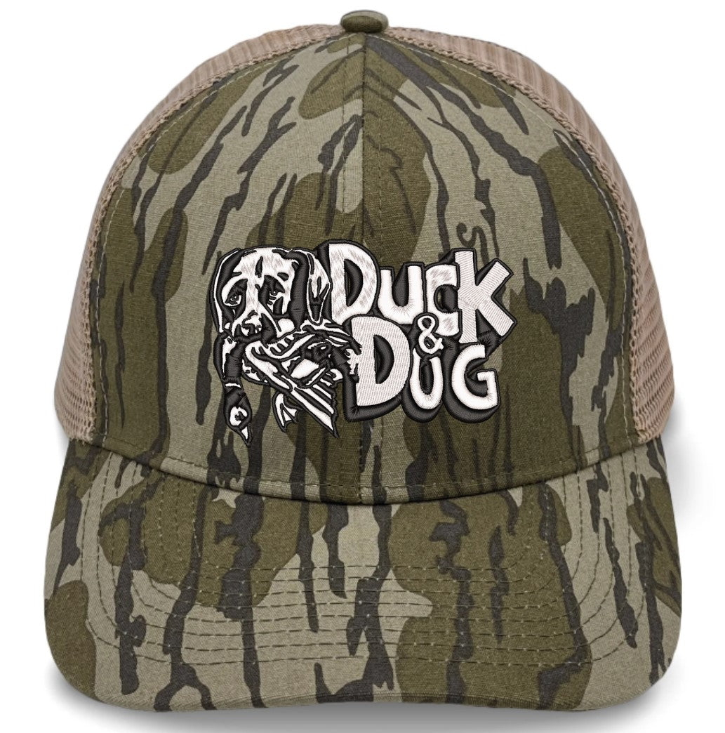 Mossy Oak Slate Duck & Dog Logo Hats