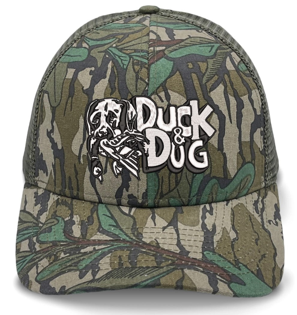 Mossy Oak Slate Duck & Dog Logo Hats