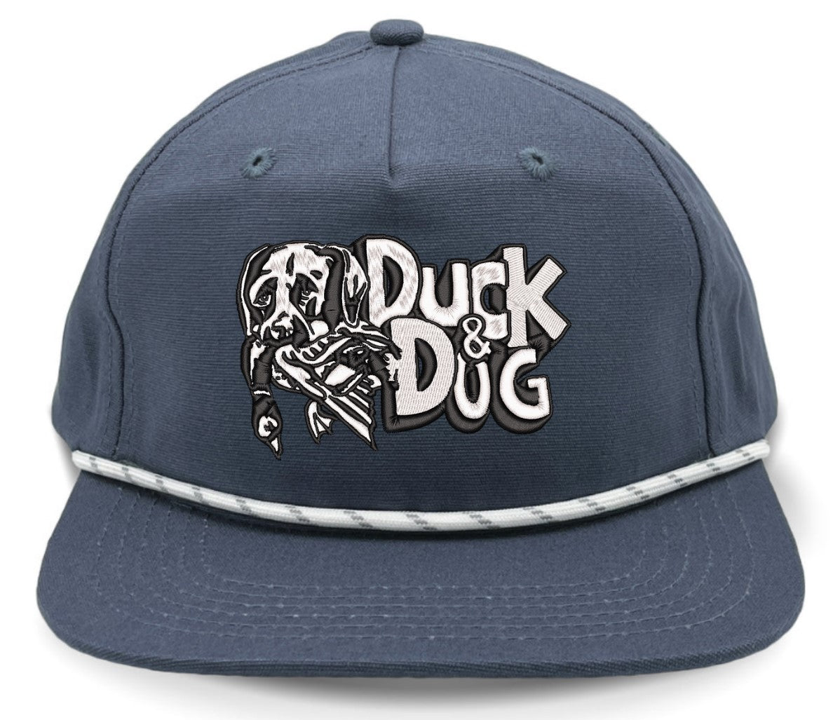 Solid Rope Duck & Dog Logo Hats