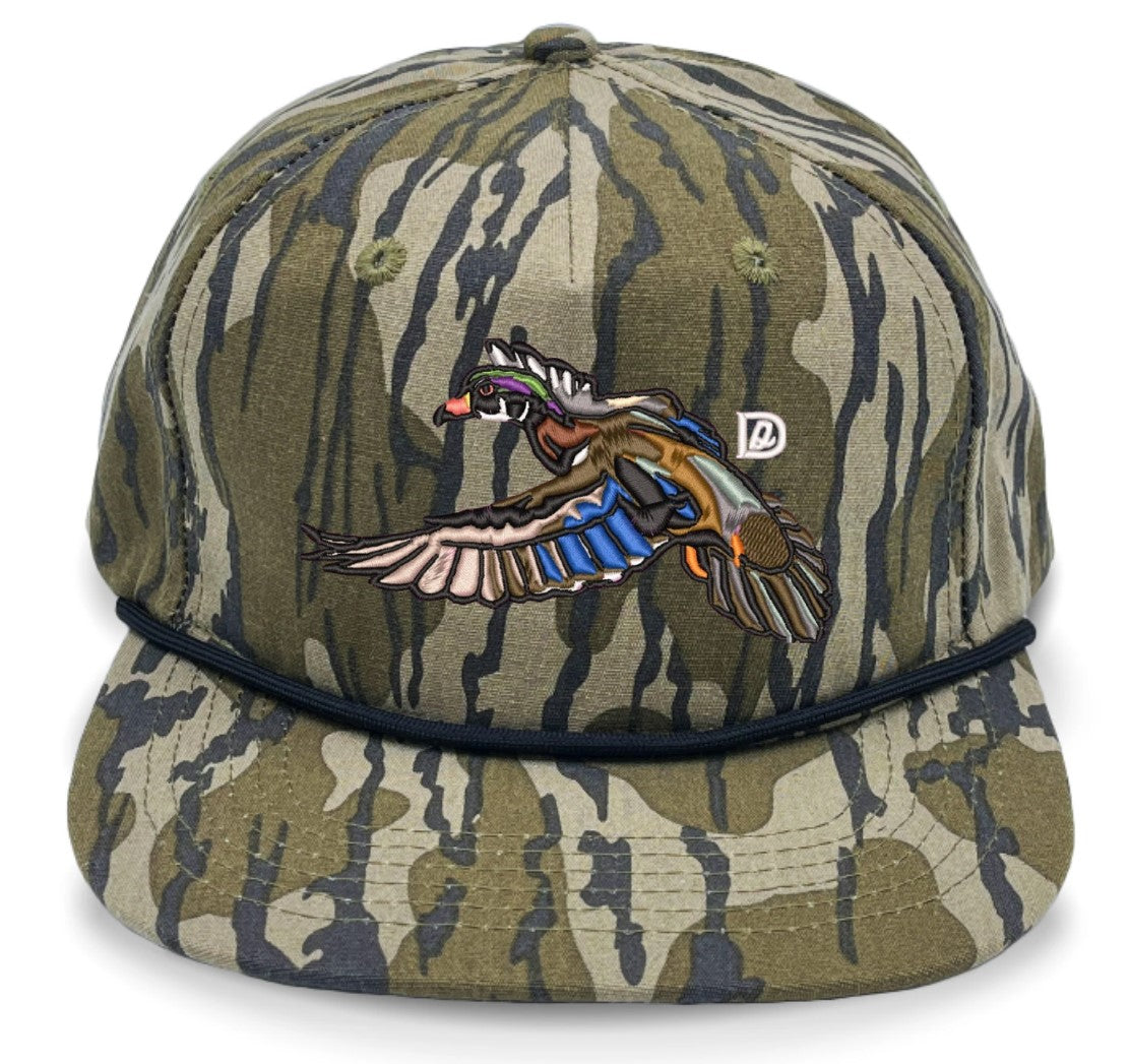 Camo Rope Flying Wood Duck Hats