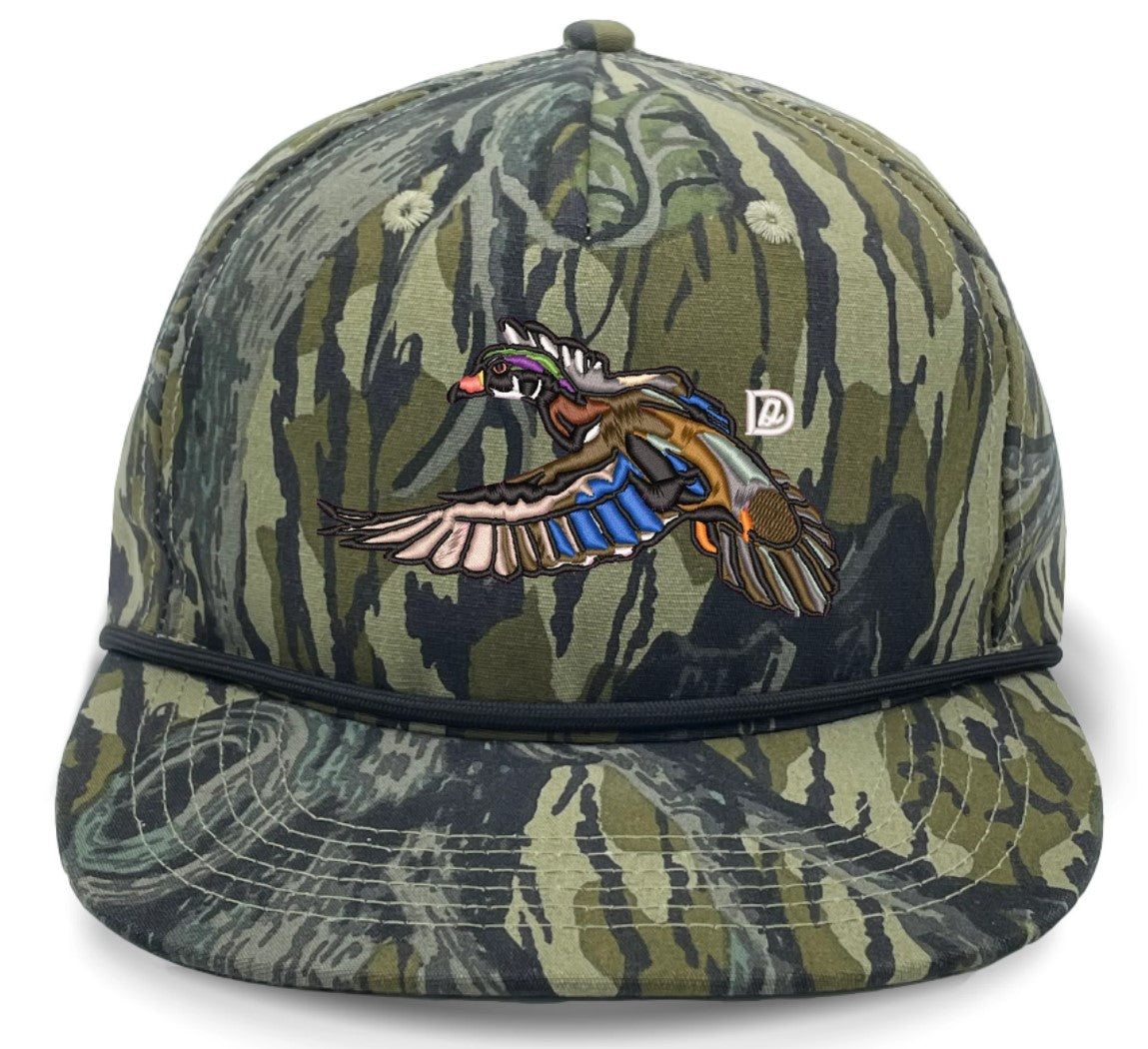 Camo Rope Flying Wood Duck Hats