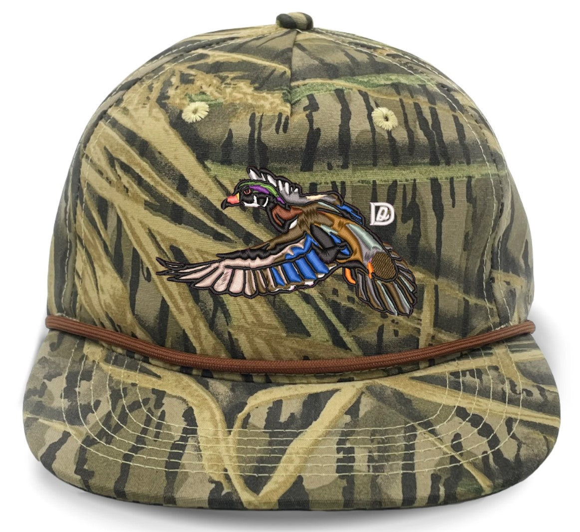 Camo Rope Flying Wood Duck Hats