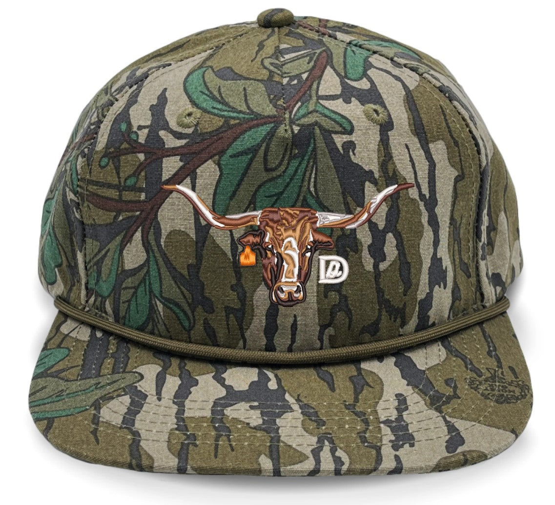 Camo Rope Longhorn Hats