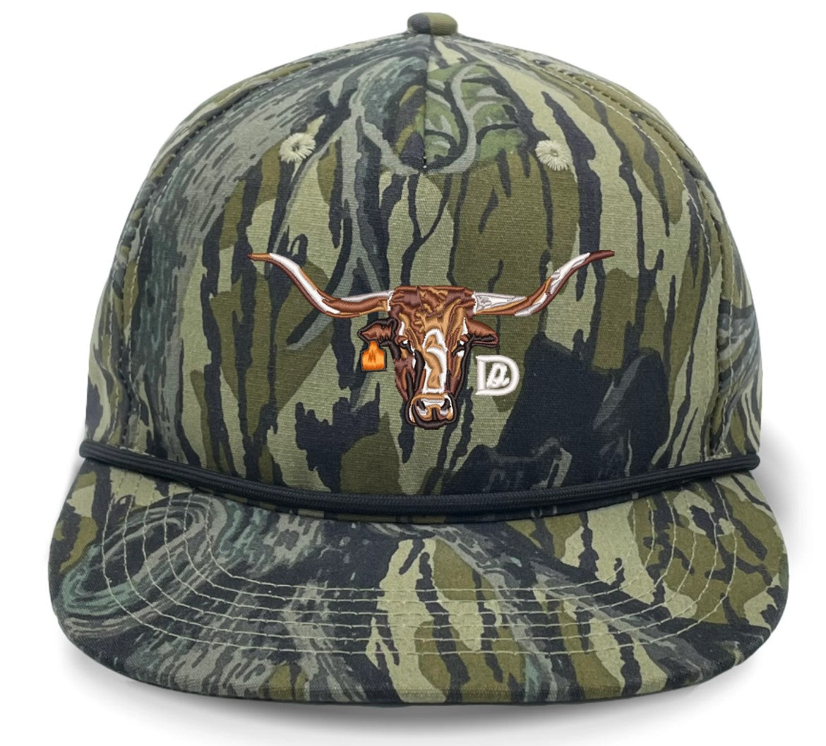 Camo Rope Longhorn Hats