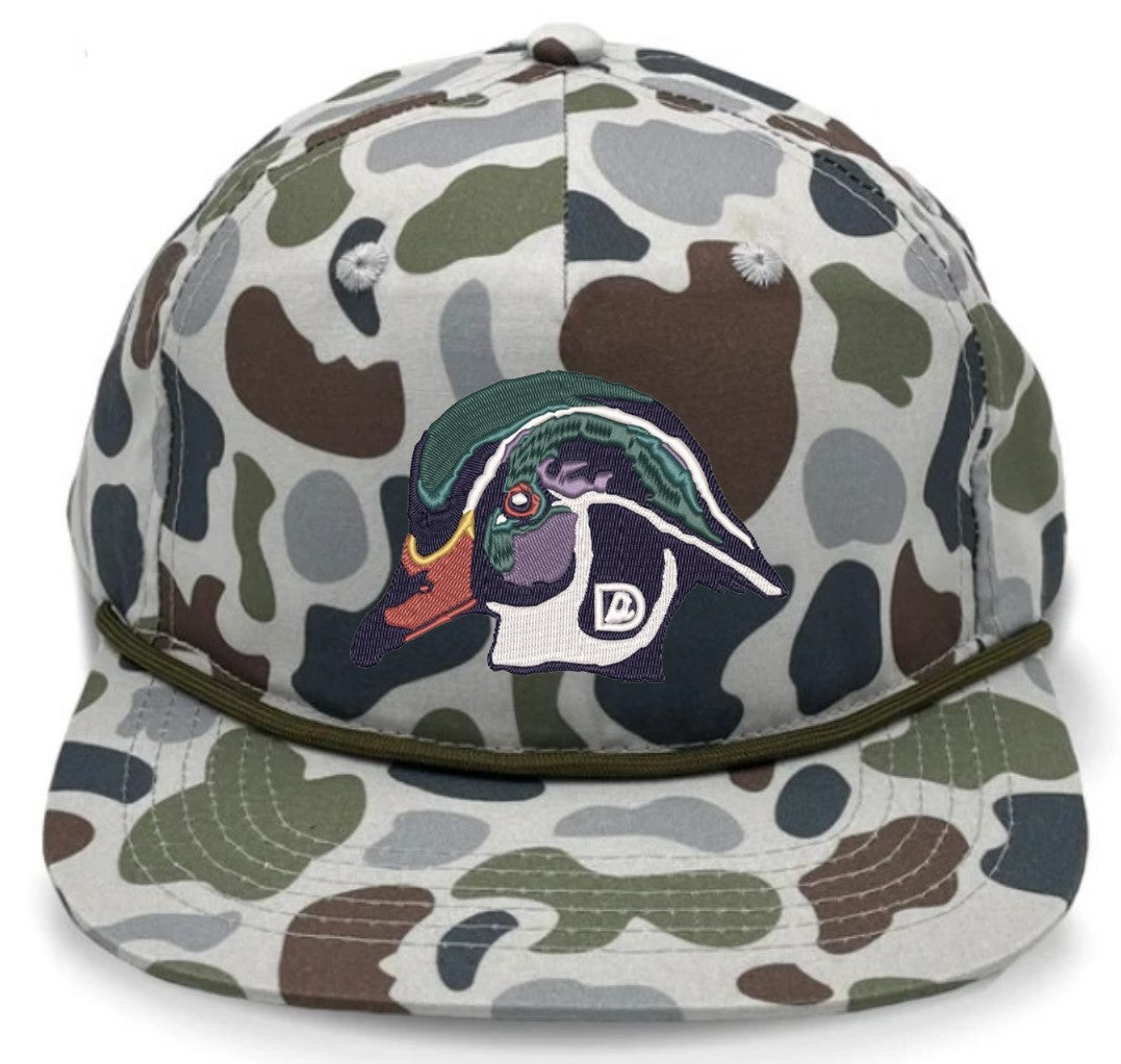 Camo Rope Wood Duck Hats