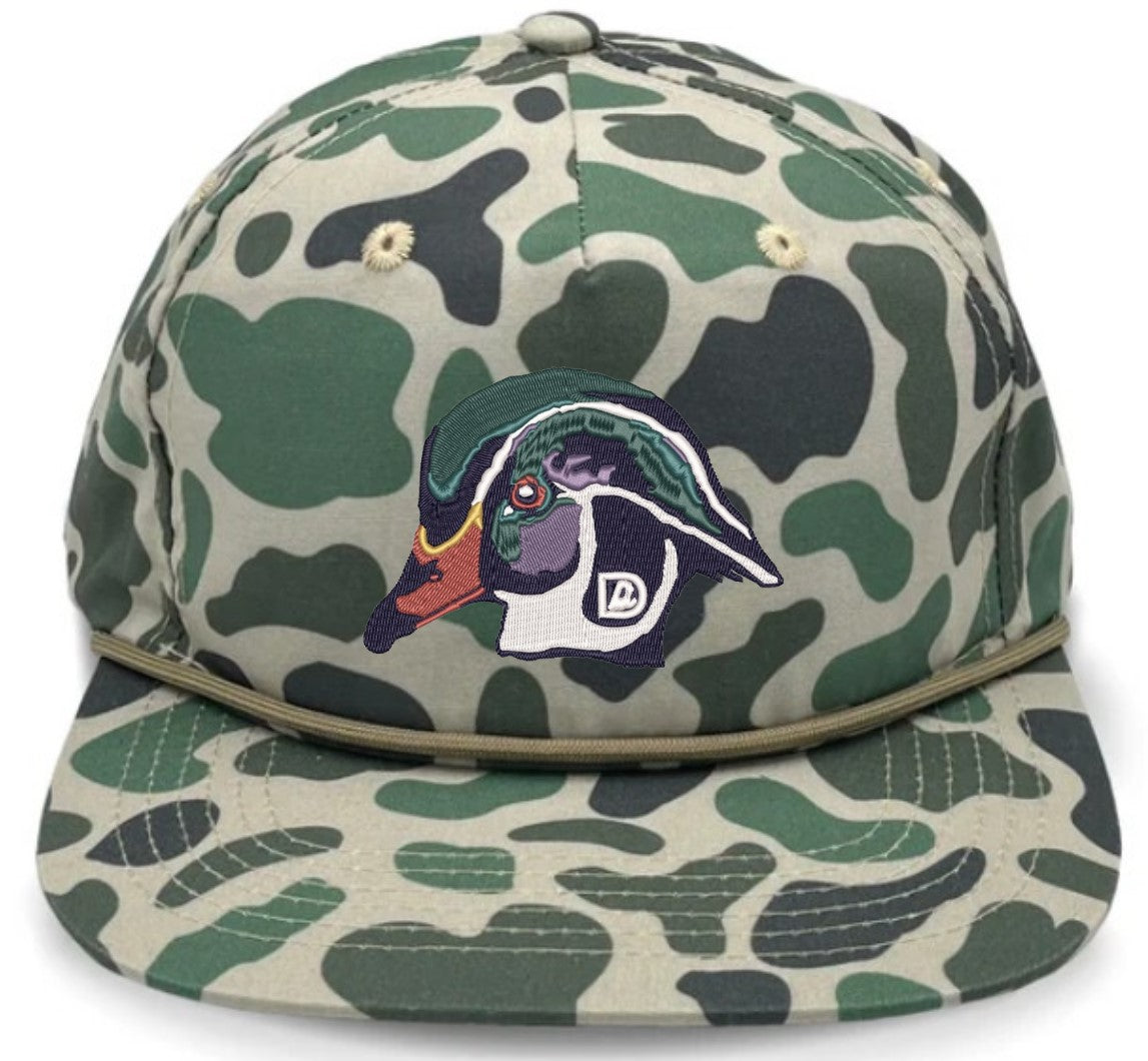 Camo Rope Wood Duck Hats