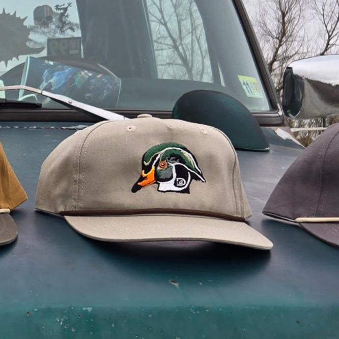 Solid Rope Wood Duck Hats