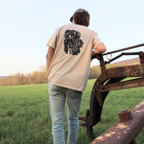 Camo Duck & Dog Pocket Tee