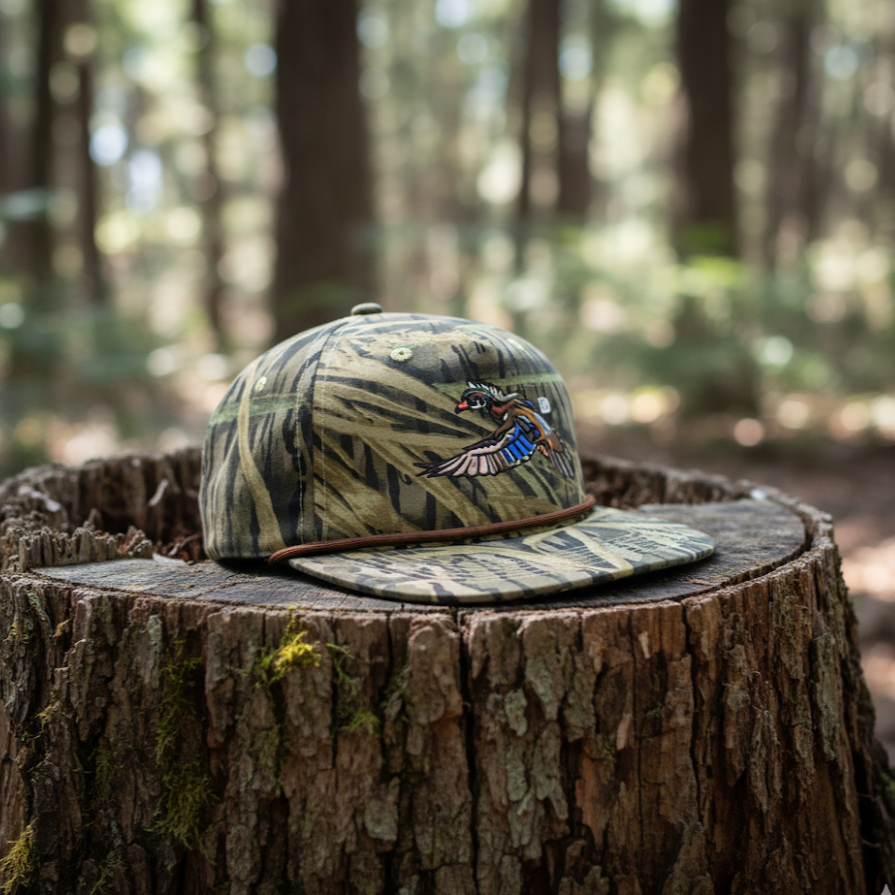 Camo Rope Flying Wood Duck Hats