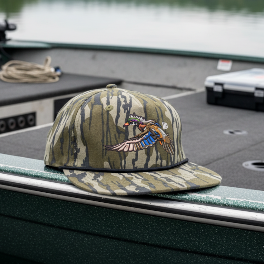 Camo Rope Flying Wood Duck Hats