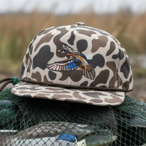 Camo Rope Flying Wood Duck Hats