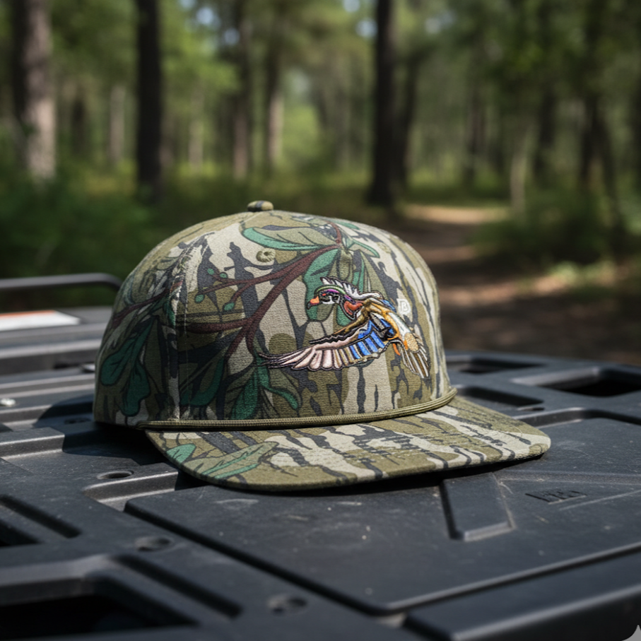 Camo Rope Flying Wood Duck Hats