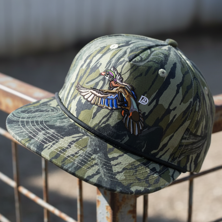 Camo Rope Flying Wood Duck Hats